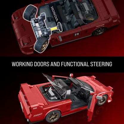 MATTEL BRICK SHOP™ Hot Wheels® 90 Acura NSX - 876 Piece Building Set - 1:16 scale