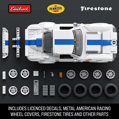 MATTEL BRICK SHOP™ Hot Wheels® Corvette Grand Sport - 918 Piece Building Set - 1:16 scale