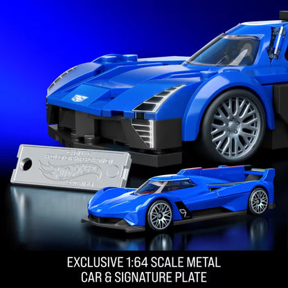MATTEL BRICK SHOP™ Hot Wheels® Cadillac Project GTP Hypercar - 236 Piece Building Set - 1:32 scale