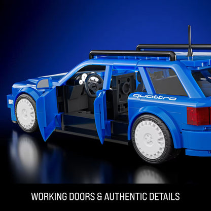 MATTEL BRICK SHOP™ Hot Wheels® Audi RS2 Avant - 253 Piece Building Set - 1:32 scale