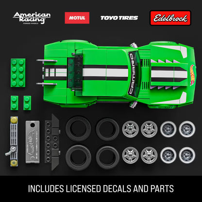 MATTEL BRICK SHOP™ Hot Wheels® Custom '68 Camaro - 289 Piece Building Set - 1:32 scale