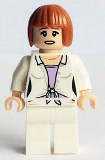 LEGO® Minifigure - Jurassic World - Claire Dearing - White Shirt Open - jw012