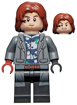 LEGO® Minifigure - Jurassic World - Rainn Delacourt - Dark Blue and White Shirt - jw077