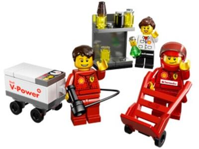 LEGO® Racers Ferrari Shell V-Power Ferrari Pit Crew - 30196 - 34 Piece Building Set