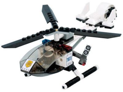 LEGO® World City Police Helicopter — 7031 — 88 Piece Building Set