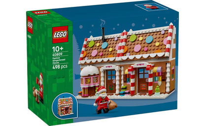 LEGO® Festive Gingerbread House 40809 – 498-Piece Building Set