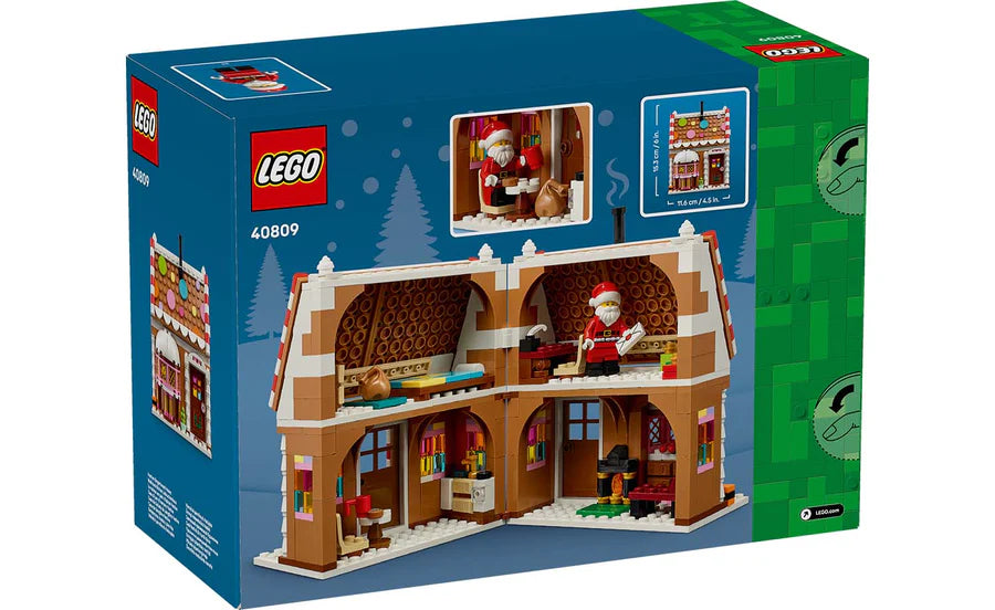 LEGO® Festive Gingerbread House 40809 – 498-Piece Building Set