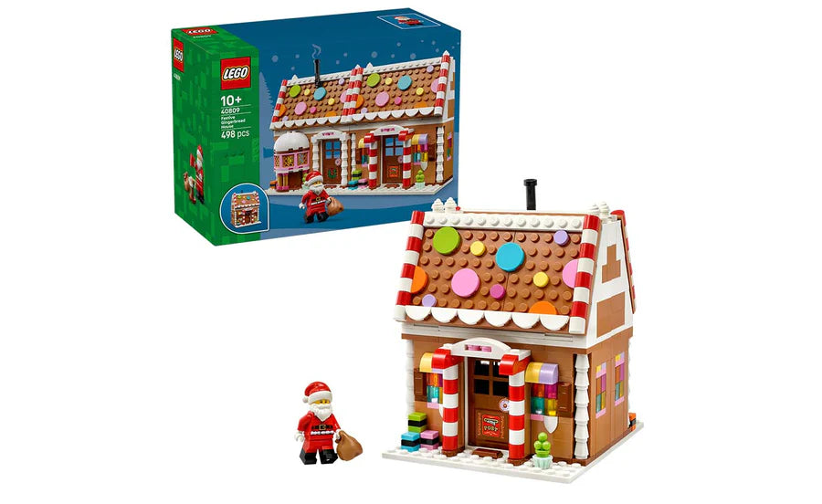 LEGO® Festive Gingerbread House 40809 – 498-Piece Building Set