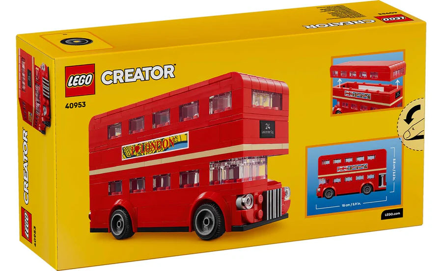 LEGO® City Red Double Decker Sightseeing bus - 40953 - 384 Piece Building Set