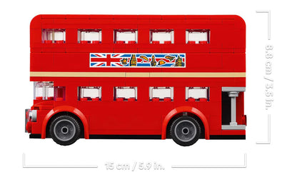 LEGO® City Red Double Decker Sightseeing bus - 40953 - 384 Piece Building Set