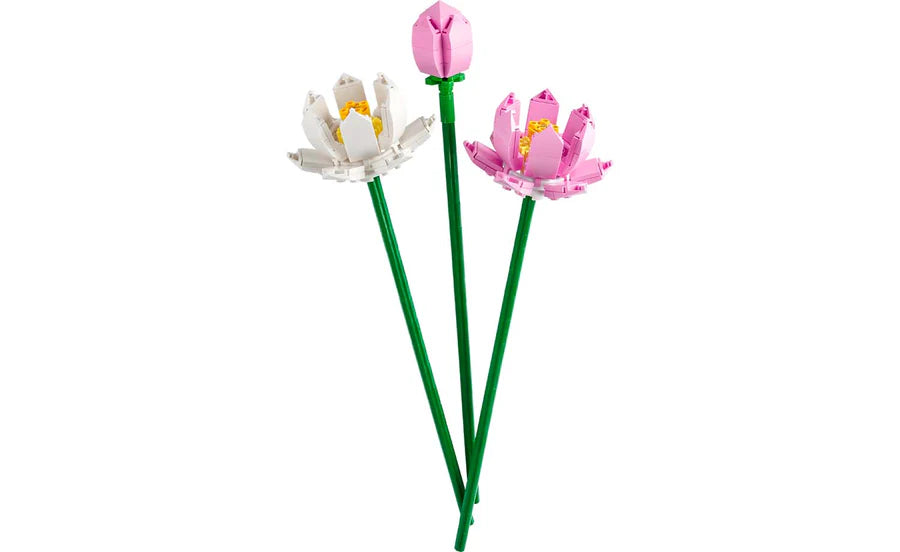 LEGO® Botanicals Lotus Flowers 40647– 220-Piece Floral Building Set