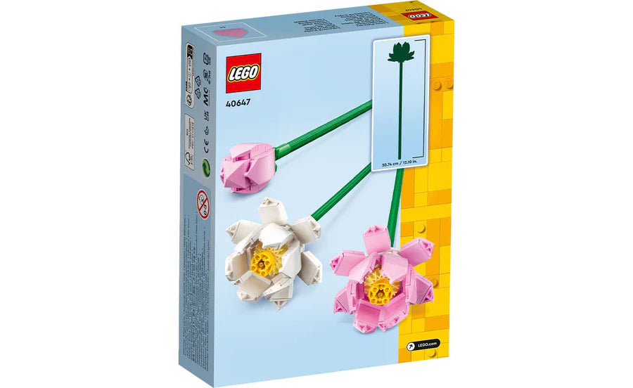 LEGO® Botanicals Lotus Flowers 40647– 220-Piece Floral Building Set