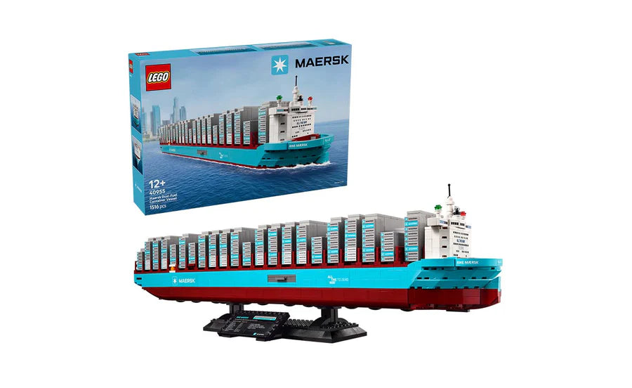 LEGO® Iconic Maersk Dual-Fuel Container Vessel - 40955 - 1,516 Piece Building Set