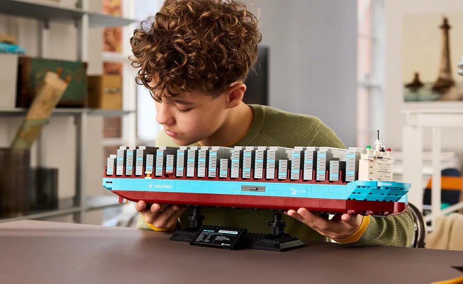 LEGO® Iconic Maersk Dual-Fuel Container Vessel - 40955 - 1,516 Piece Building Set