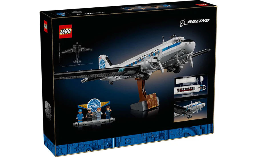 LEGO® ICONS™ Douglas™ DC-3™ PAN AM® Airliner - 11378 - 1903 Piece Building Set