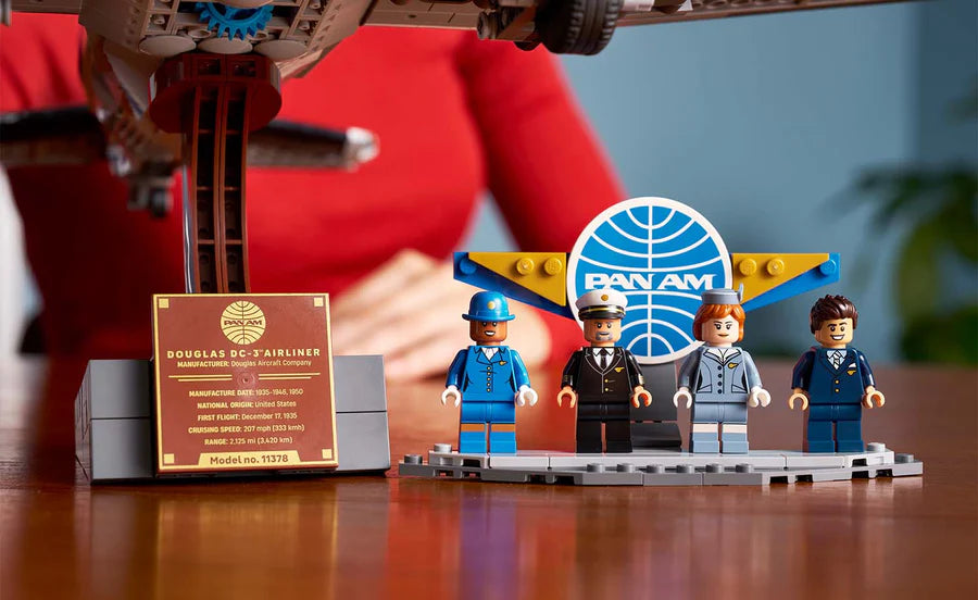 LEGO® ICONS™ Douglas™ DC-3™ PAN AM® Airliner - 11378 - 1903 Piece Building Set