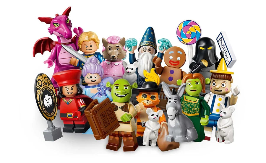 LEGO® Minifigures - Shrek CMF Series - 71053 - Full Set of 12 Minifigures with Accessories