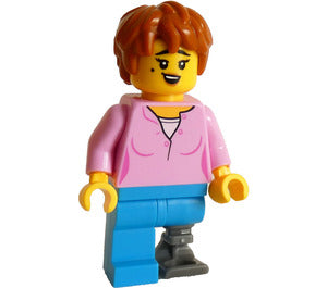 LEGO® City Minifigure™ - Museum Visitor - Prosthetic Leg - 658592