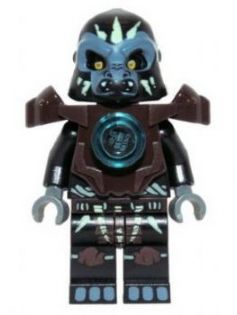 LEGO® Minifigure - Legends of Chima™ - Gorzan - Dark Brown Heavy Armor - loc035