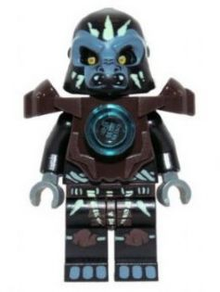 LEGO® Minifigure - Legends of Chima™ - Gorzan - Dark Brown Heavy Armor - loc035