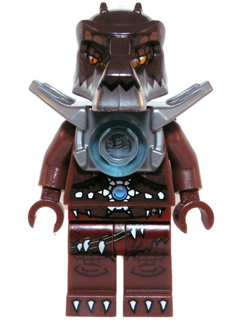 LEGO® Minifigure - Legends of Chima - Crug - Flat Silver Armor - loc109