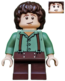 LEGO® Minifigure - The Hobbit & The Lord of the Rings - Frodo Baggins - Sand Green Shirt - lor002
