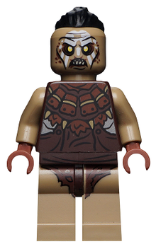LEGO® Minifigure - The Hobbit and Lord of the Rings - Hunter Orc with Top Knot - lor101