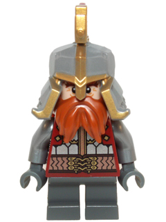 LEGO® Minifigure - The Hobbit & The Lord of the Rings - Dain Ironfoot - lor107