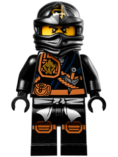 LEGO® Minifigure - Ninjago : Tournament of Elements - Cole (Jungle Robe) - njo0124