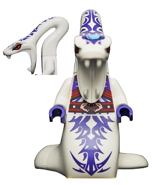 LEGO® Minifigure - NINJAGO® Tournament of Elements - Pythor Chumsworth in White & Purple - njo0131