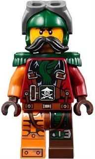 LEGO® Minifigure - Ninjago : Skybound - Flintlocke - Epaulettes - njo0197