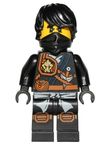 LEGO® Minifigure - Ninjago: Skybound - Cole, Knee Pads with Scabbard - njo0202