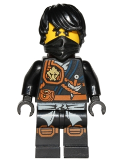 LEGO® Minifigure - Ninjago: Skybound - Cole, Knee Pads with Scabbard - njo0202