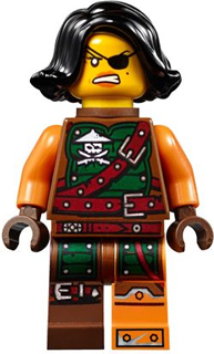 LEGO® Minifigure - Ninjago Skybound - Cyren - Belt Outfit, Scabbard - njo0211