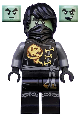 LEGO® Minifigure - Ninjago: Skybound - Cole, Skybound, Ghost, Hair - njo0242