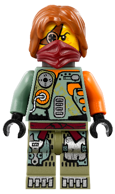 LEGO® Minifigure - NINJAGO® - Ronin with Hair & Scabbard - njo0246