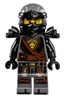 LEGO® Minifigure - Ninjago : The Hands of Time - Cole - Black Armor - njo0280