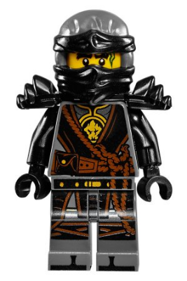 LEGO® Minifigure - Ninjago : The Hands of Time - Cole - Black Armor - njo0280