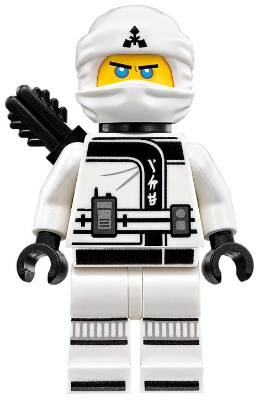 LEGO® Minifigure - The LEGO Ninjago Movie, Black Quiver - Zane - njo0318