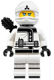 LEGO® Minifigure - The LEGO Ninjago Movie, Black Quiver - Zane - njo0318