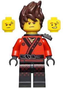 LEGO® Minifigure - The LEGO Ninjago Movie - Kai - Pearl Dark Gray Scabbard - njo0360