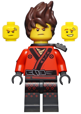 LEGO® Minifigure - The LEGO Ninjago Movie - Kai - Pearl Dark Gray Scabbard - njo0360