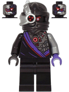 LEGO® Minifigure - NINJAGO® Legacy - Nindroid Warrior, Dual-Sided Head - njo0577