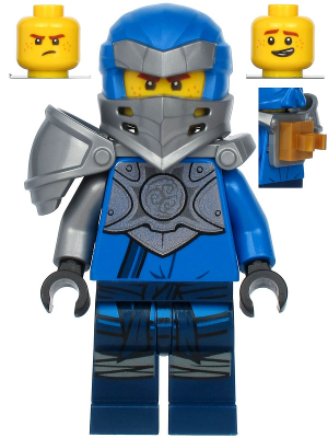 LEGO® Minifigure - NINJAGO® Master of the Mountain - Hero Jay with Back Clip - njo0601