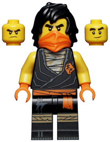 LEGO® Minifigure - NINJAGO® Legacy - Cole - Legacy, Orange Bandana - njo0645