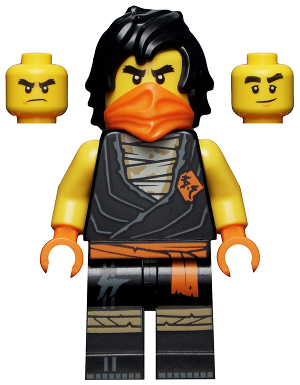 LEGO® Minifigure - NINJAGO® Legacy - Cole - Legacy, Orange Bandana - njo0645