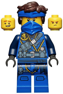 LEGO® Minifigure - NINJAGO® The Island - Jay with Mask & Hair with Bandana - njo0692