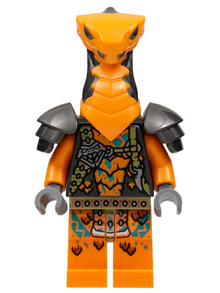 LEGO® Minifigure - NINJAGO®: Core - Boa Destructor (Harness Torso, Orange Head, Shoulder Pads) - njo0752