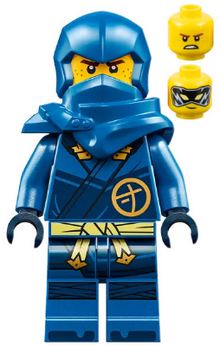 LEGO® Minifigure - NINJAGO® Dragons Rising - Jay with Hood and includes gold sword - njo0814