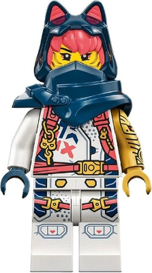 LEGO® Minifigure - NINJAGO® Dragons Rising Season 1 - Sora - Shoulder Pads and Hood - njo0820